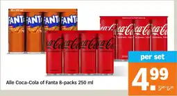 Albert Heijn Alle Coca Cola of Fanta aanbieding