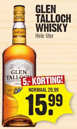 Super Dirck 3 Glen talloch whisky aanbieding