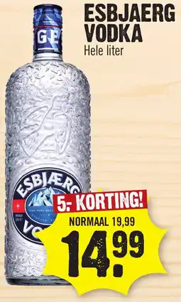 Super Dirck 3 Esbjaerg vodka aanbieding