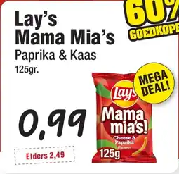 Budget Food Lay's Mama Mia's aanbieding