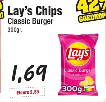 Budget Food Lay's Chips aanbieding