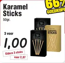 Budget Food Karamel Sticks aanbieding