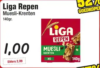 Budget Food Liga Repen aanbieding