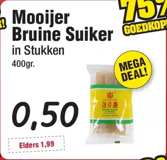 Budget Food Mooijer Bruine Suiker aanbieding