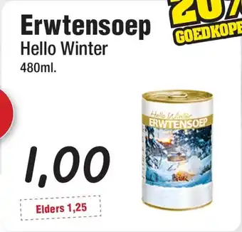 Budget Food Erwtensoep aanbieding