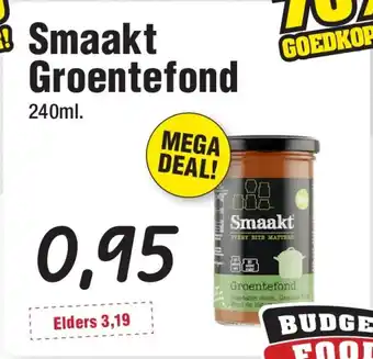 Budget Food Smaakt Groentefond aanbieding