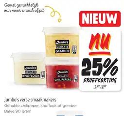 Jumbo Jumbo's verse smaakmakers aanbieding