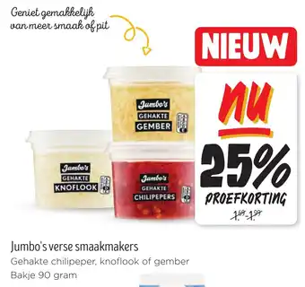 Jumbo Jumbo's verse smaakmakers aanbieding