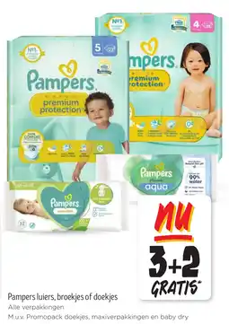 Jumbo Pampers luiers, broekjes of doekjes aanbieding