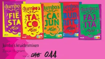 Jumbo Jumbo's kruidenmixen aanbieding