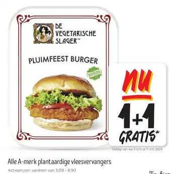 Jumbo Alle A merk plantaardige vleesvervangers aanbieding