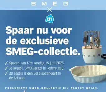 Albert Heijn Spaar nu voor de exclusieve SMEG-collectie. aanbieding