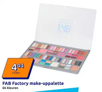 Action FAB Factory make up palette aanbieding