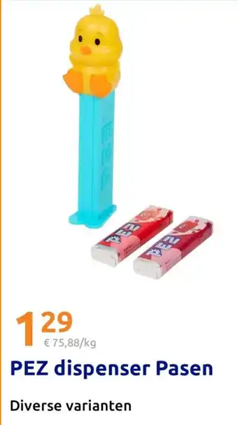 Action PEZ dispenser Pasen aanbieding