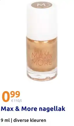 Action Max & More nagellak aanbieding