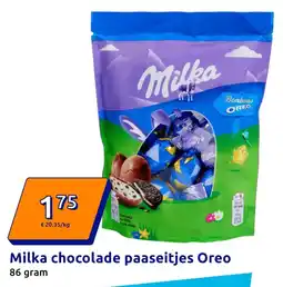 Action Milka chocolade paaseitjes Oreo aanbieding