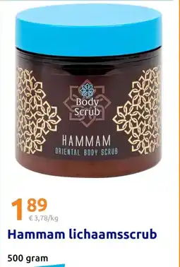 Action Hammam lichaamsscrub aanbieding