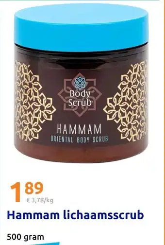 Action Hammam lichaamsscrub aanbieding