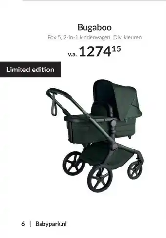 Babypark Bugaboo aanbieding