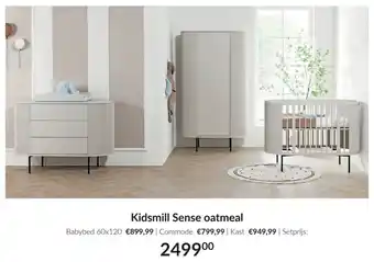 Babypark Kidsmill Sense oatmeal aanbieding