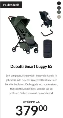 Babypark Dubatti Smart buggy E2 aanbieding