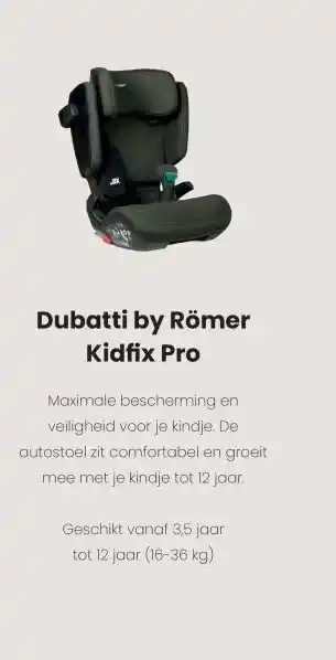 Babypark Dubatti by Römer Kidfix Pro aanbieding