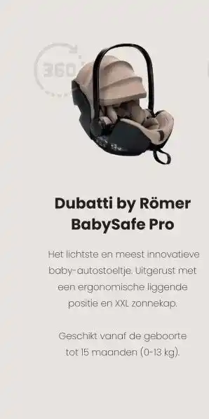 Babypark Dubatti by Römer BabySafe Pro aanbieding