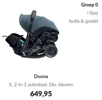 Babypark Doona aanbieding