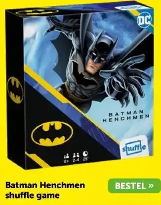 Boekenvoordeel Batman Henchmen shuffle game aanbieding