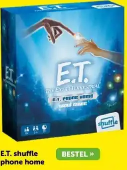 Boekenvoordeel E.T. shuffle phone home aanbieding