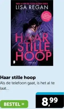 Boekenvoordeel Haar stille hoop aanbieding