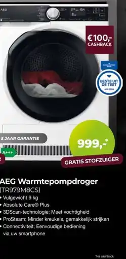 EP Beerepoot AEG Warmtepompdroger aanbieding