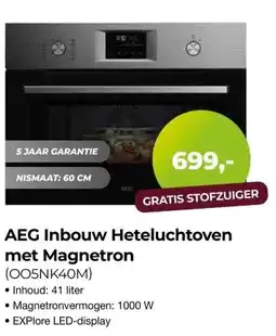 EP Beerepoot AEG Inbouw Heteluchtoven aanbieding