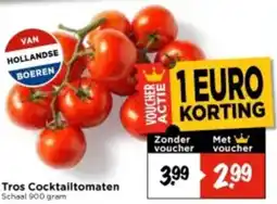 Vomar Voordeelmarkt Tros Cocktailtomaten School aanbieding