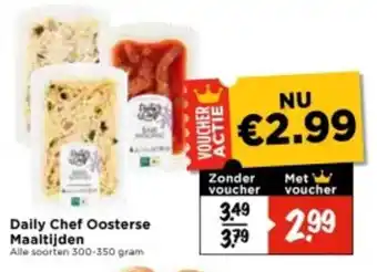 Vomar Voordeelmarkt Daily Chef Oosterse Maaltijden aanbieding