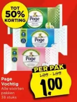 Vomar Voordeelmarkt Page Vochtig aanbieding