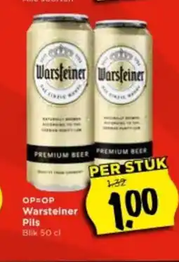 Vomar Voordeelmarkt Warsteiner Pils aanbieding