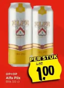 Vomar Voordeelmarkt Alfa Pils aanbieding