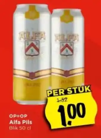 Vomar Voordeelmarkt Alfa Pils aanbieding