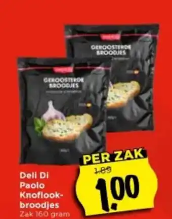 Vomar Voordeelmarkt Deli Di Paolo Knoflook broodjes aanbieding