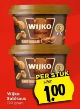 Vomar Voordeelmarkt Wijko Satésaus aanbieding