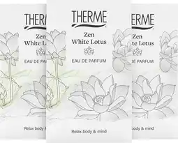 Bol.com 3x Therme Zen White Lotus Eau de Parfum Spray 30 ml aanbieding