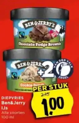 Vomar Voordeelmarkt Ben&Jerry IJS aanbieding