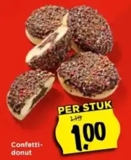 Vomar Voordeelmarkt Confetti- donut aanbieding