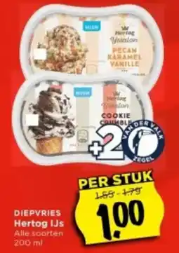 Vomar Voordeelmarkt Hertog IJs aanbieding