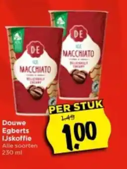 Vomar Voordeelmarkt Douwe Egberts IJskoffie aanbieding