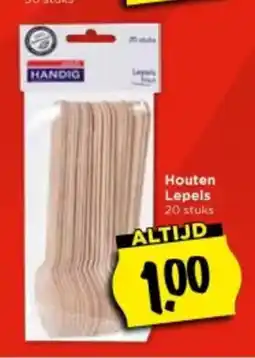 Vomar Voordeelmarkt Houten Lepels aanbieding