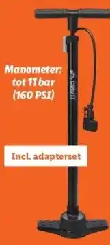 Lidl XL-fietspomp met manometer aanbieding