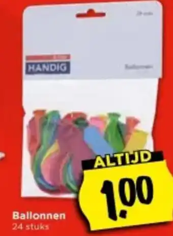 Vomar Voordeelmarkt Ballonnen aanbieding