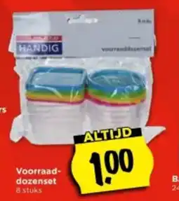 Vomar Voordeelmarkt Voorraad dozenset aanbieding